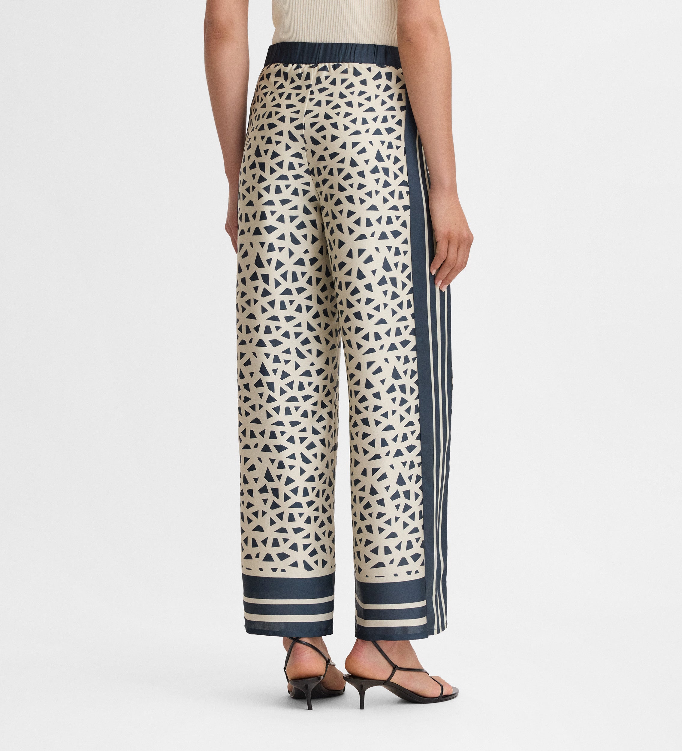 Pantalón fluido estampado