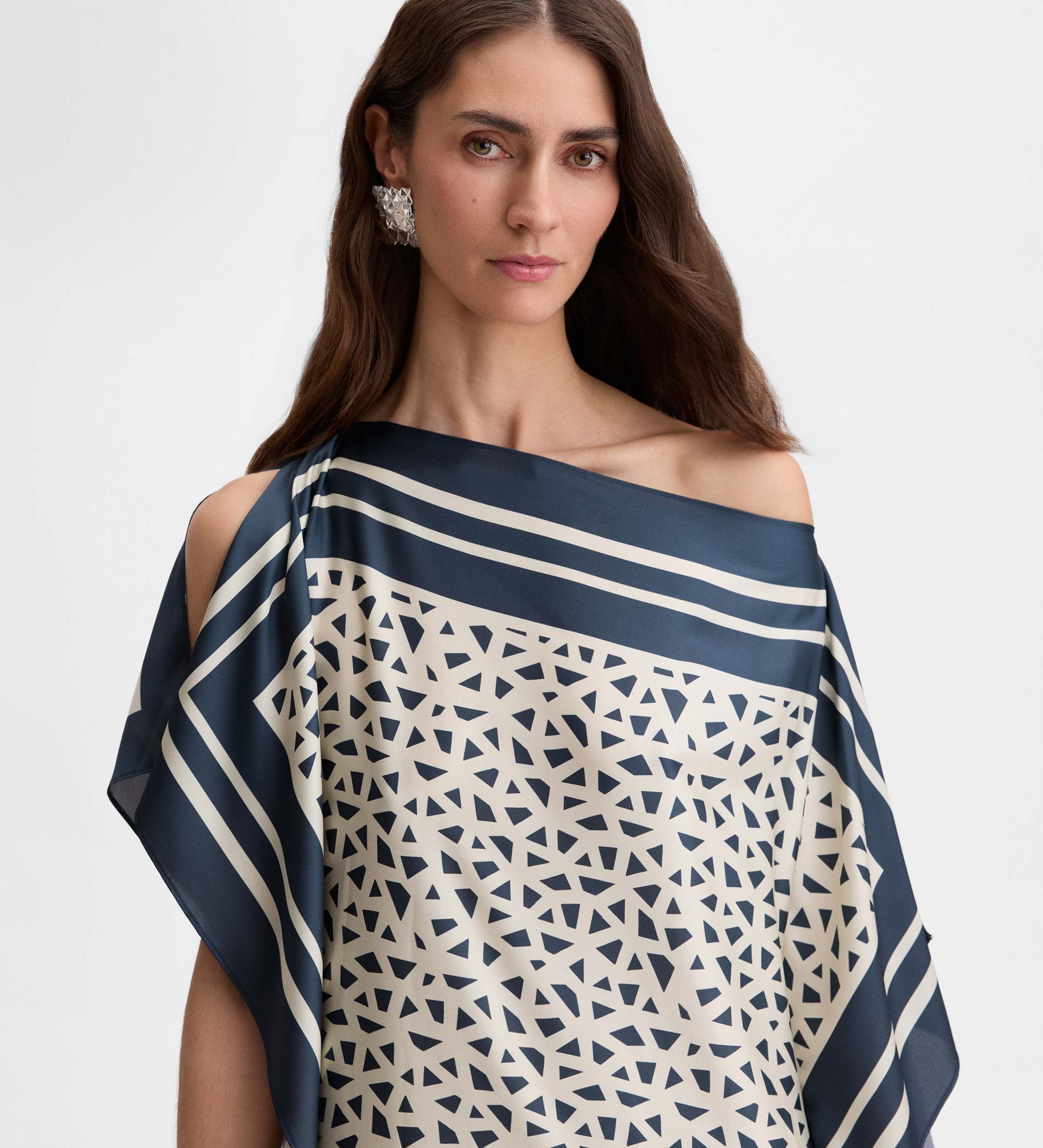 Vestido estampado pañuelo