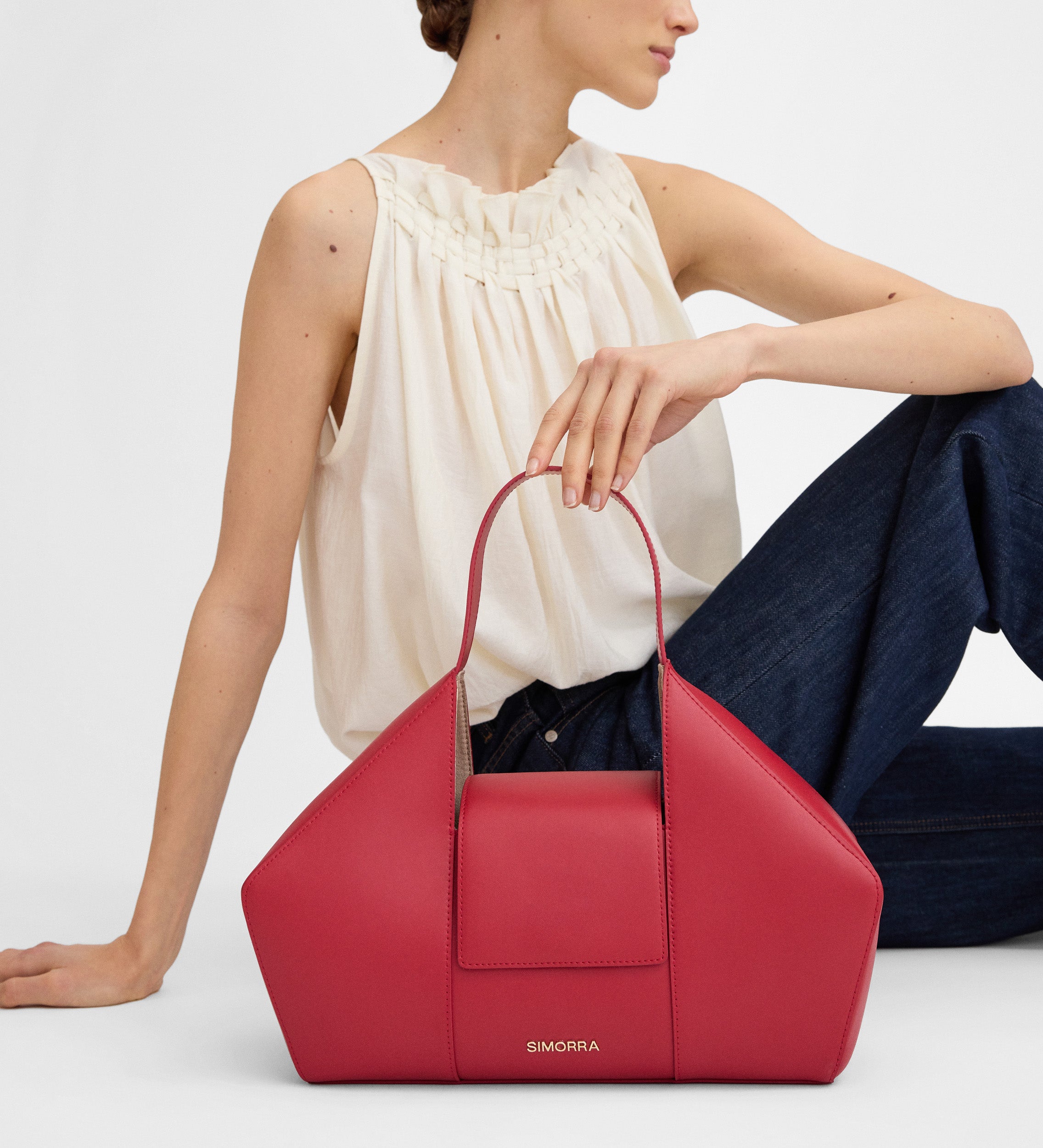 Bolso diseño geométrico