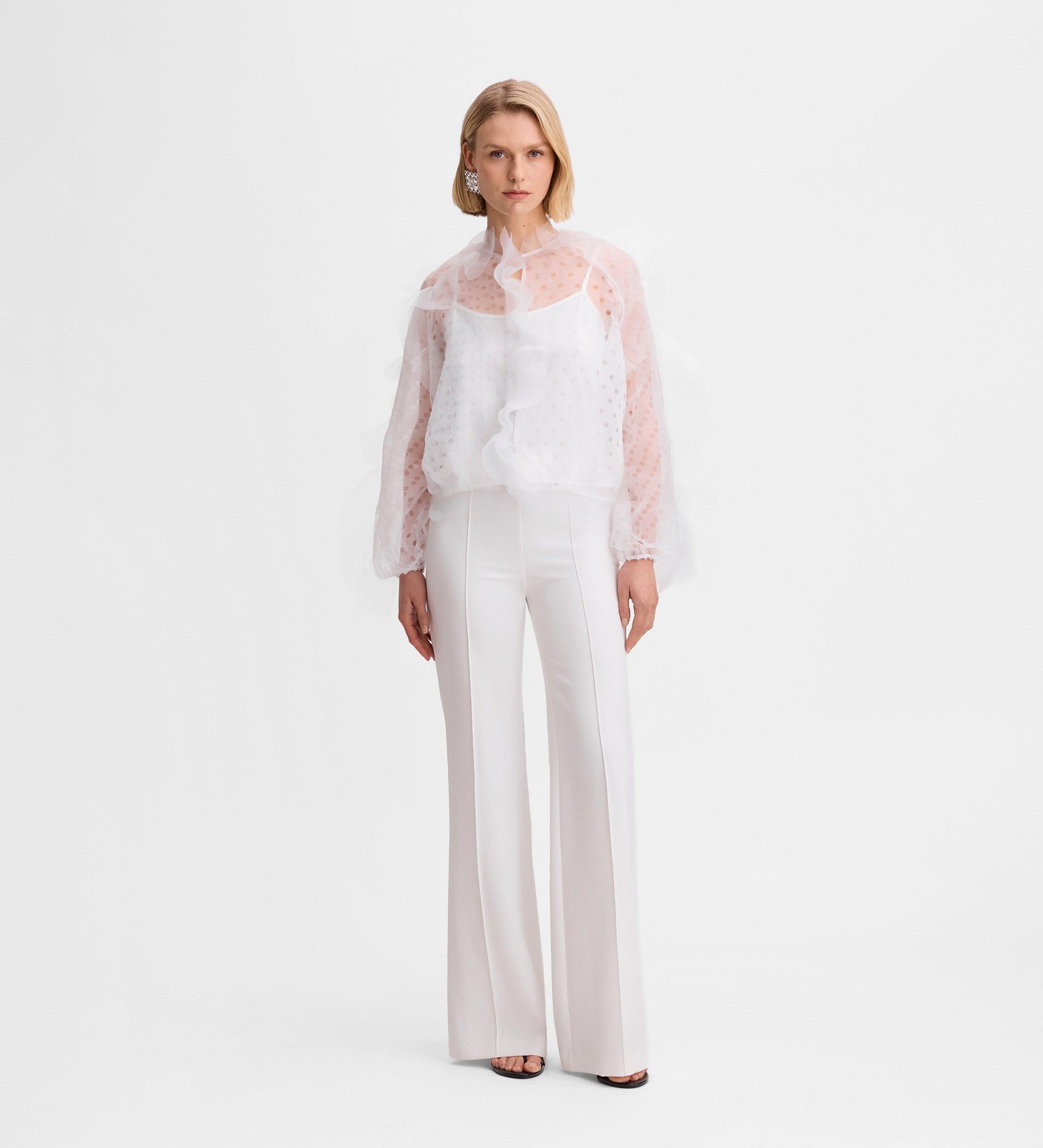 Organza bomber jacket
