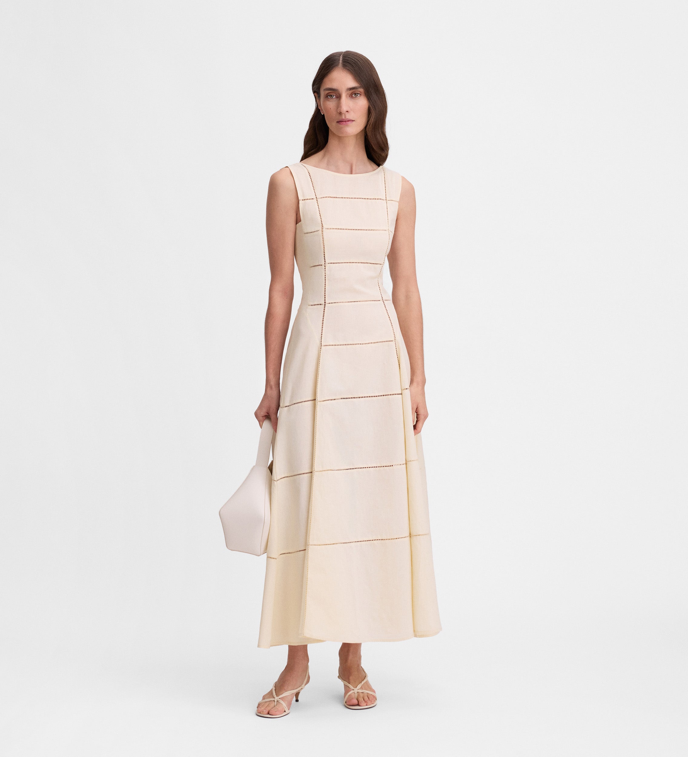 Vestido largo lino
