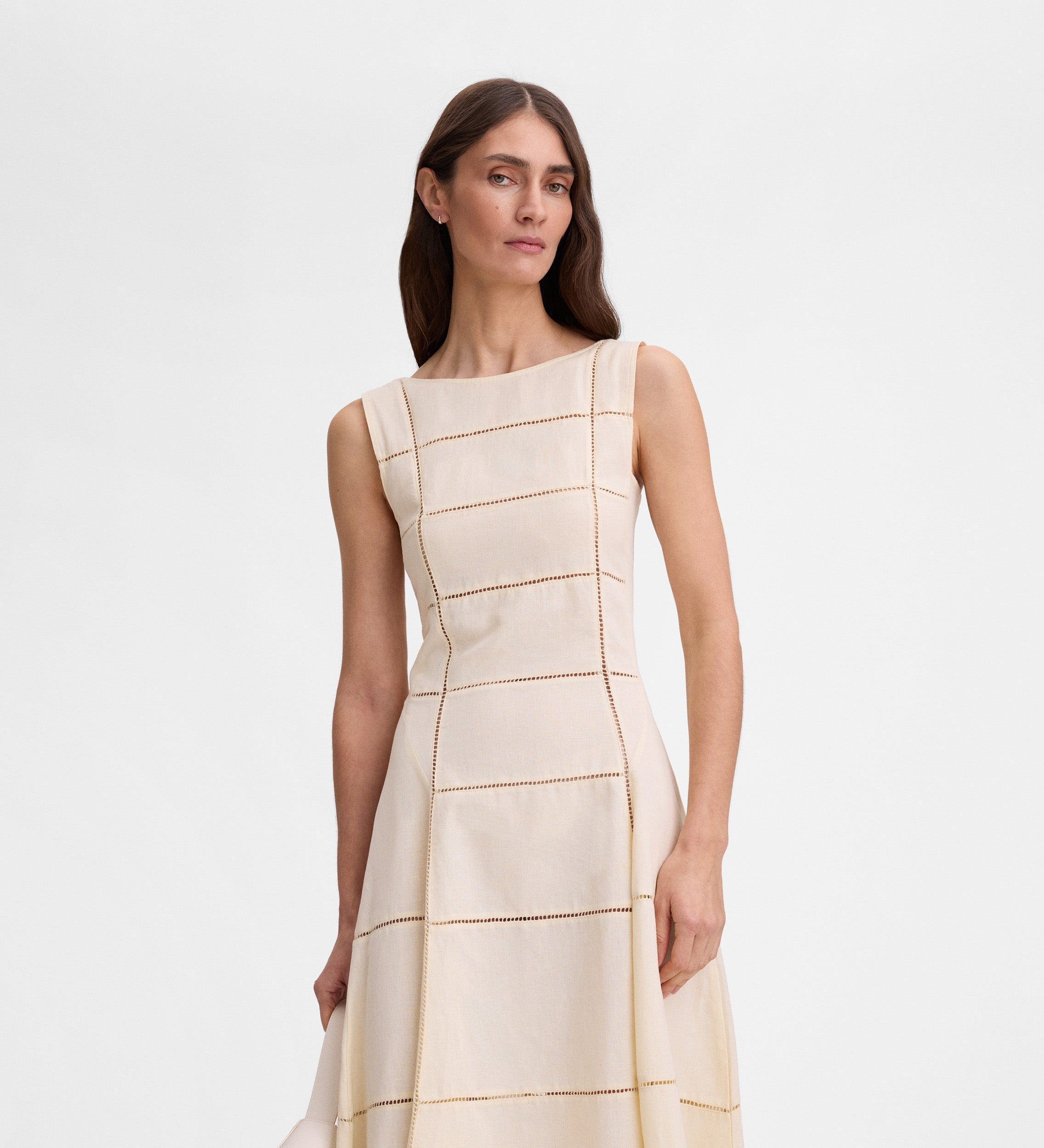 Vestido largo lino