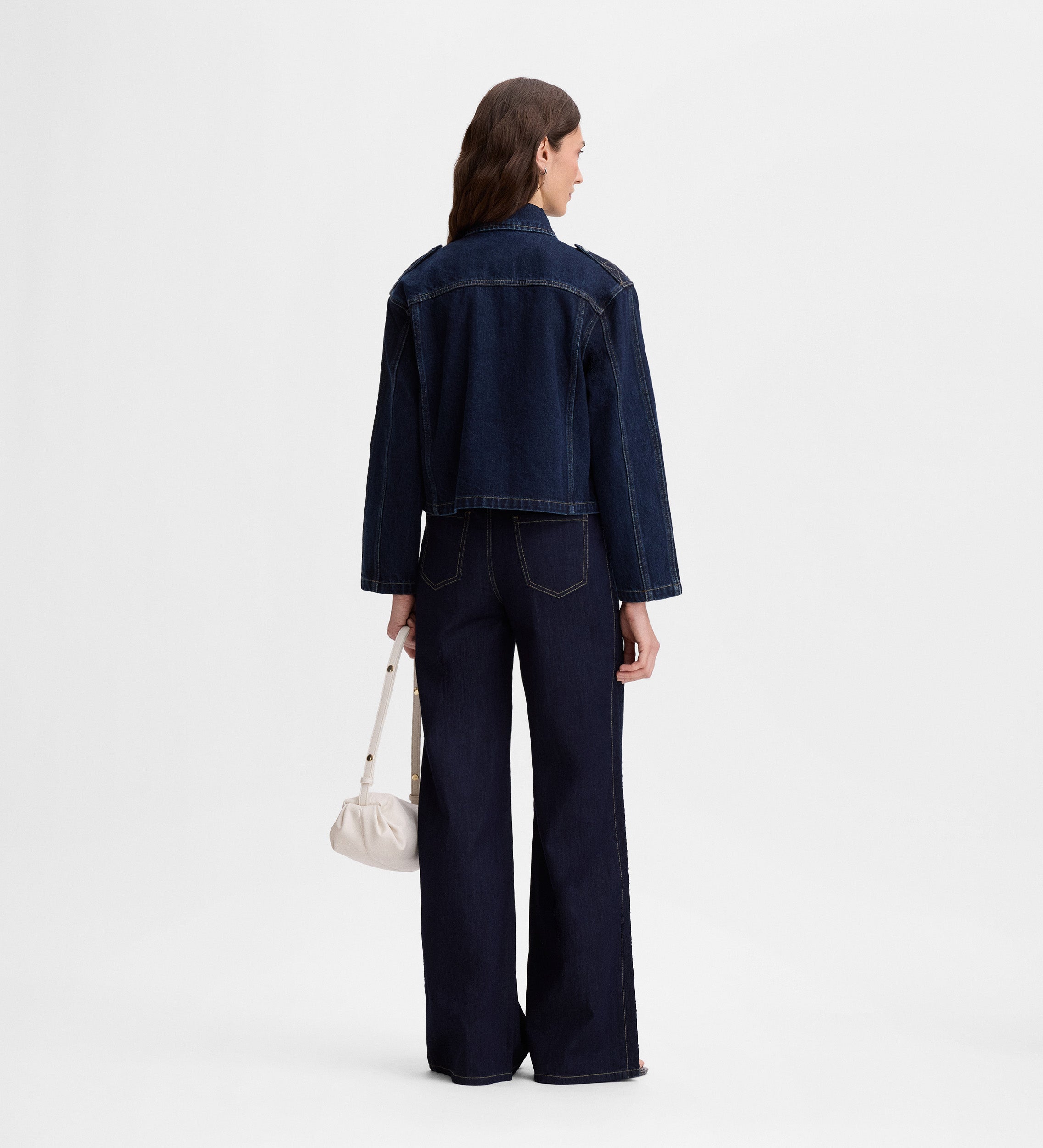 Chaqueta tejana bolsillos