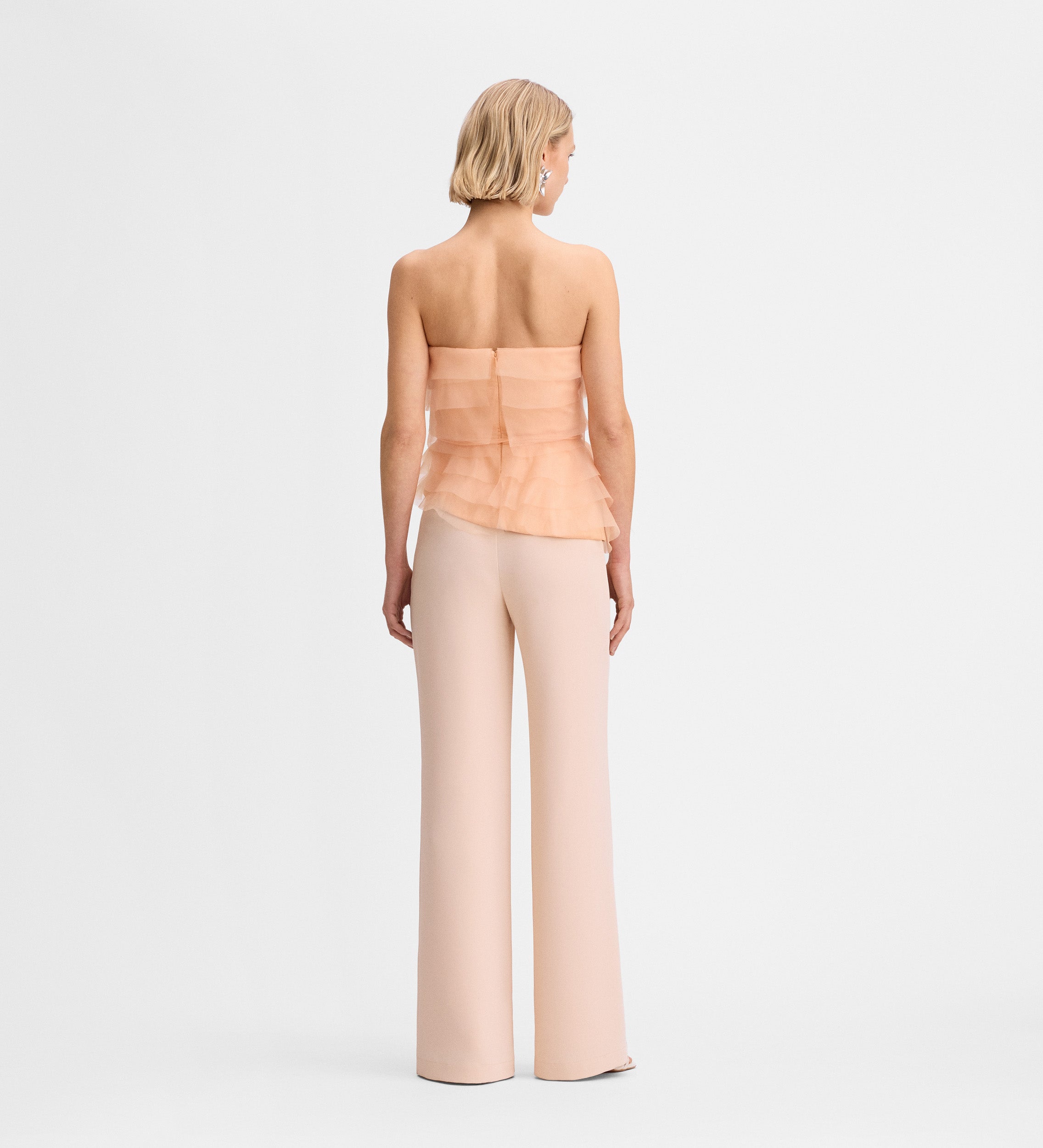 Top palabra honor organza
