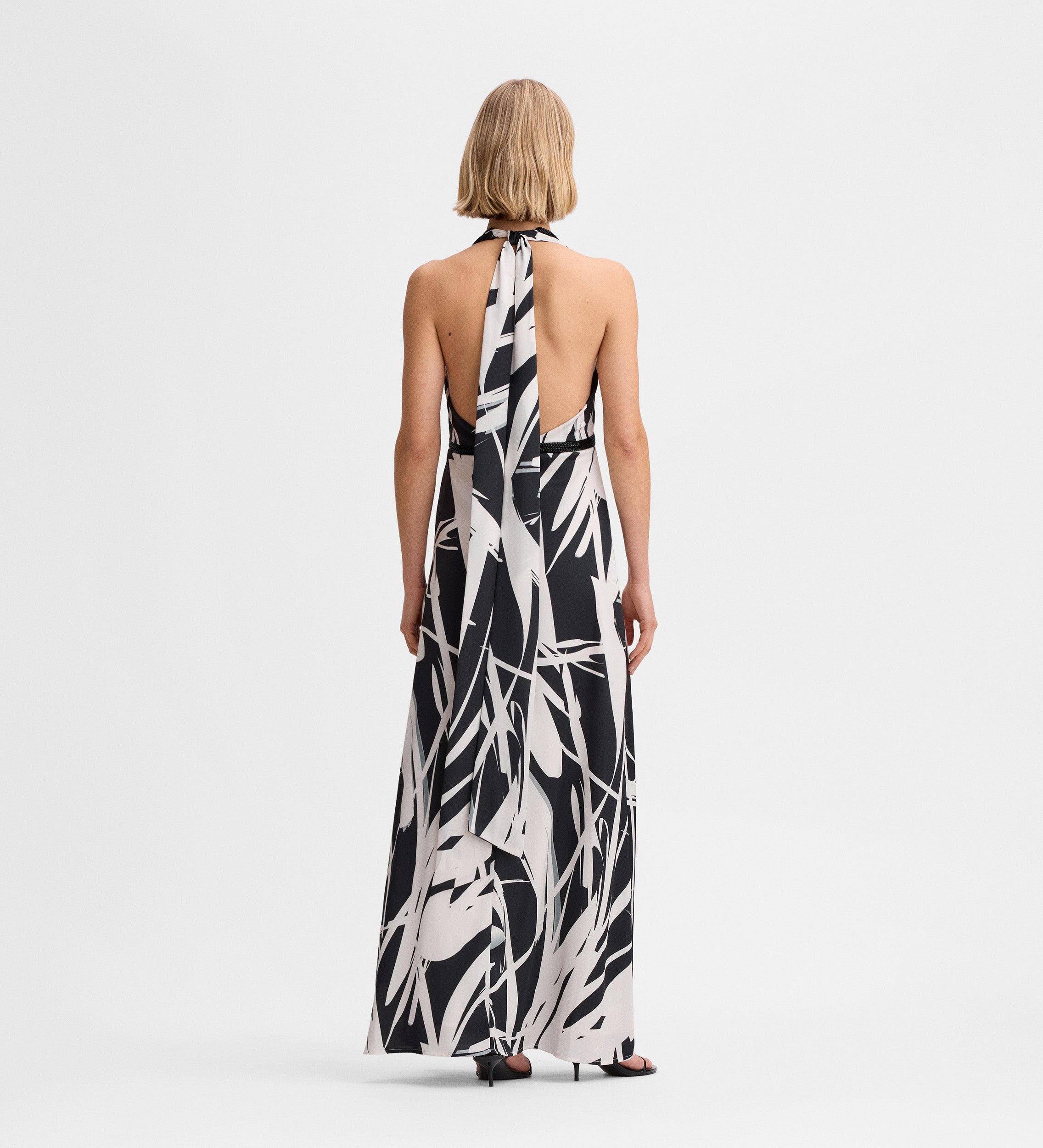 Vestido largo satén