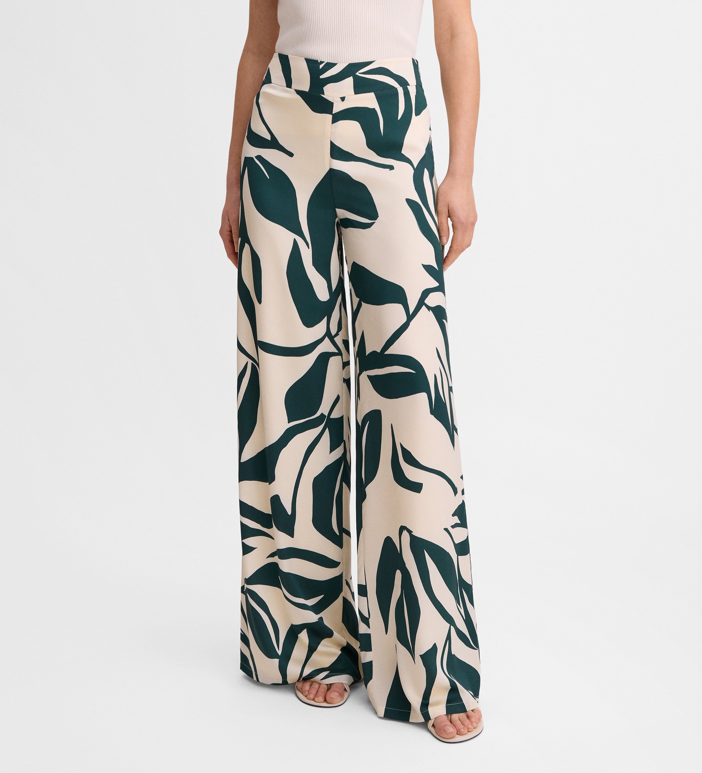 Pantalón palazzo satén