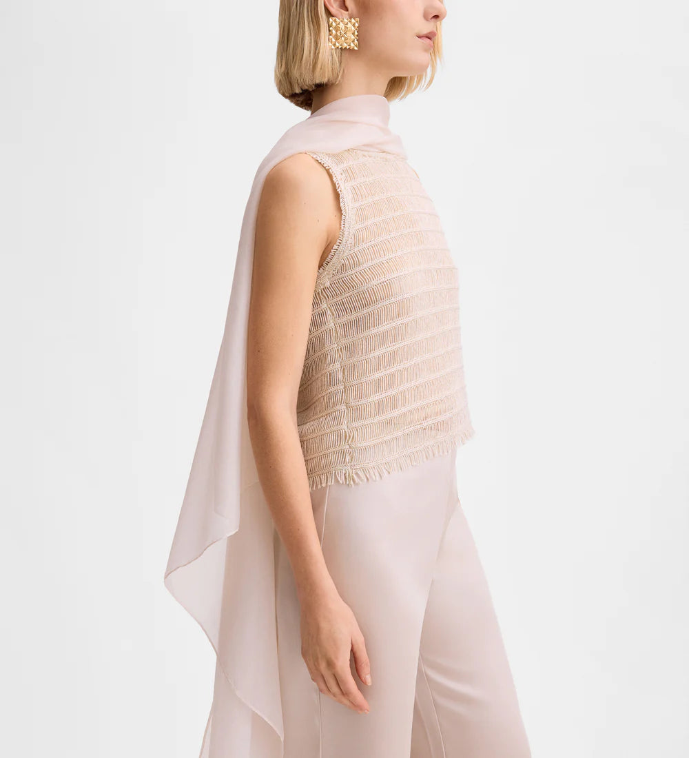 Poncho corto de gasa