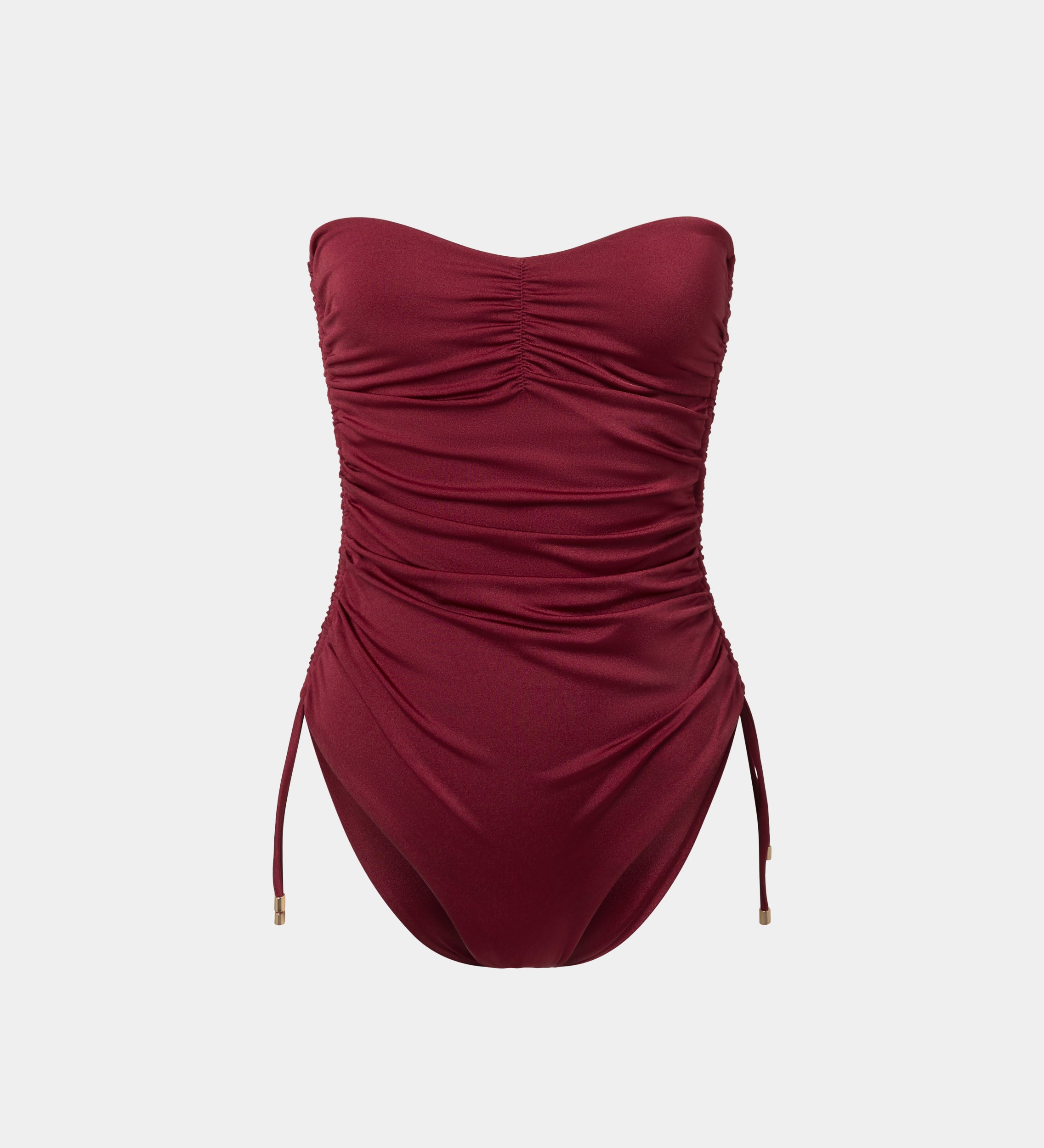 Bañador bandeau drapeado