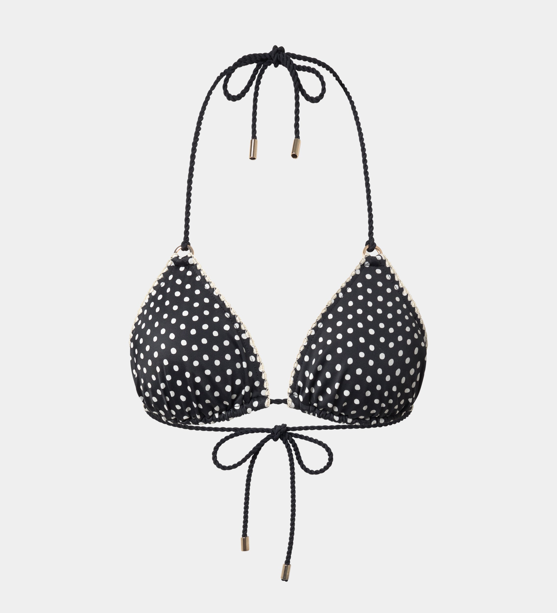 Top bikini estampado