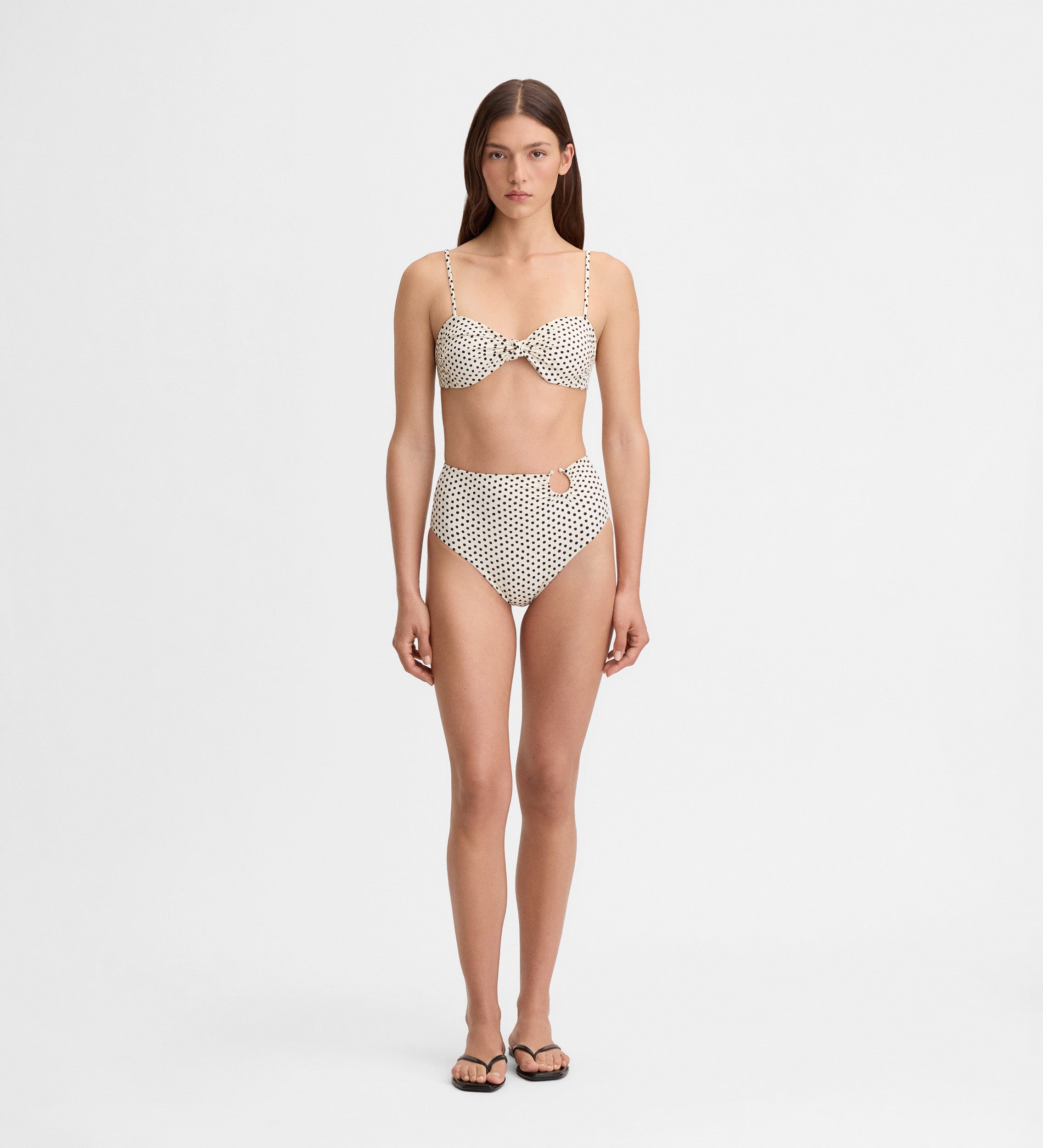 Braguita bikini tiro alto estampado