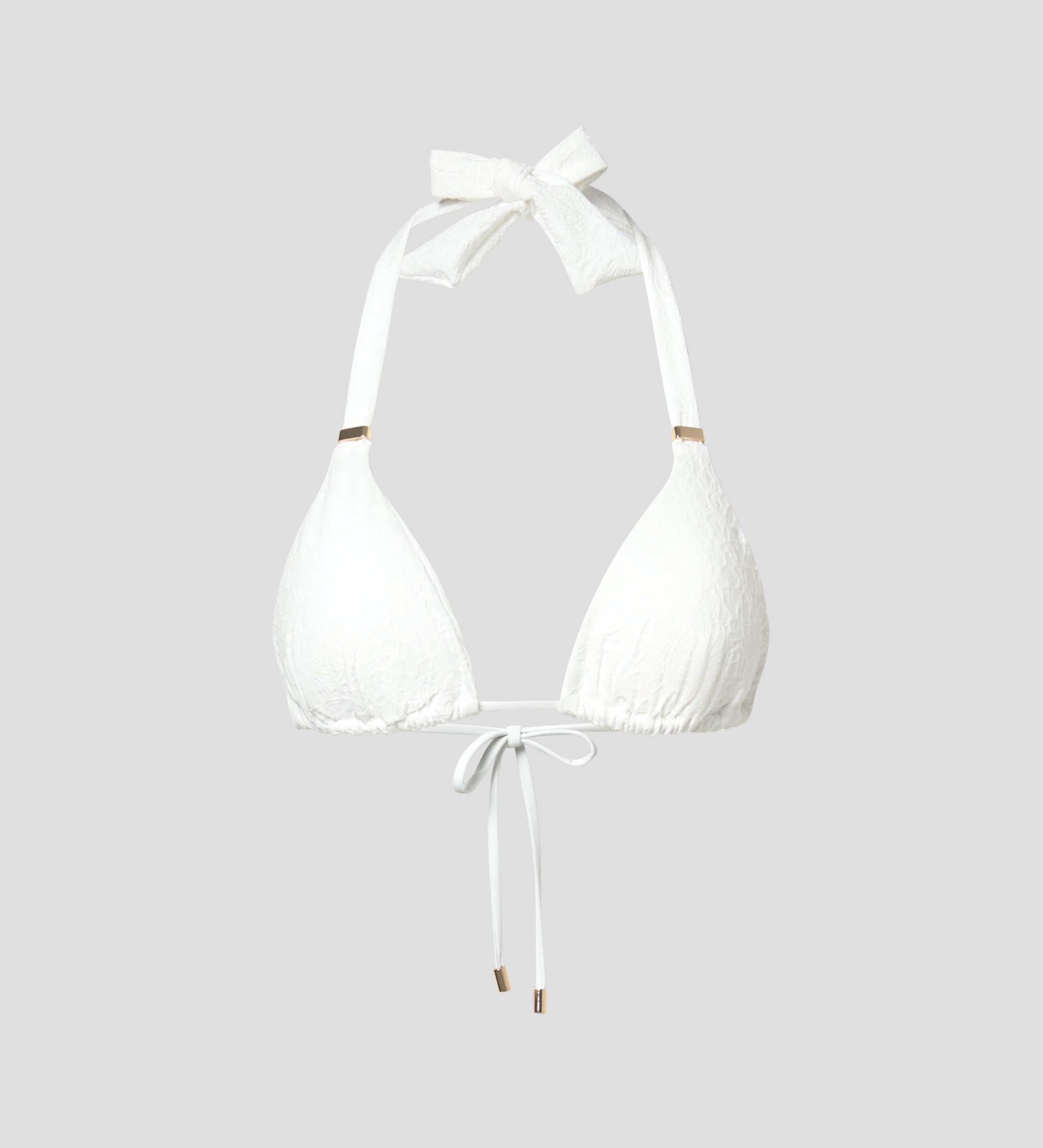 Top de bikini jacquard