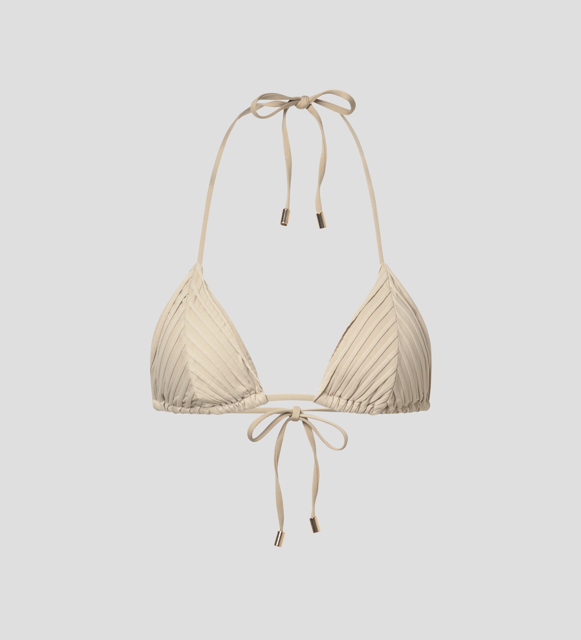 Top de bikini textura triangular