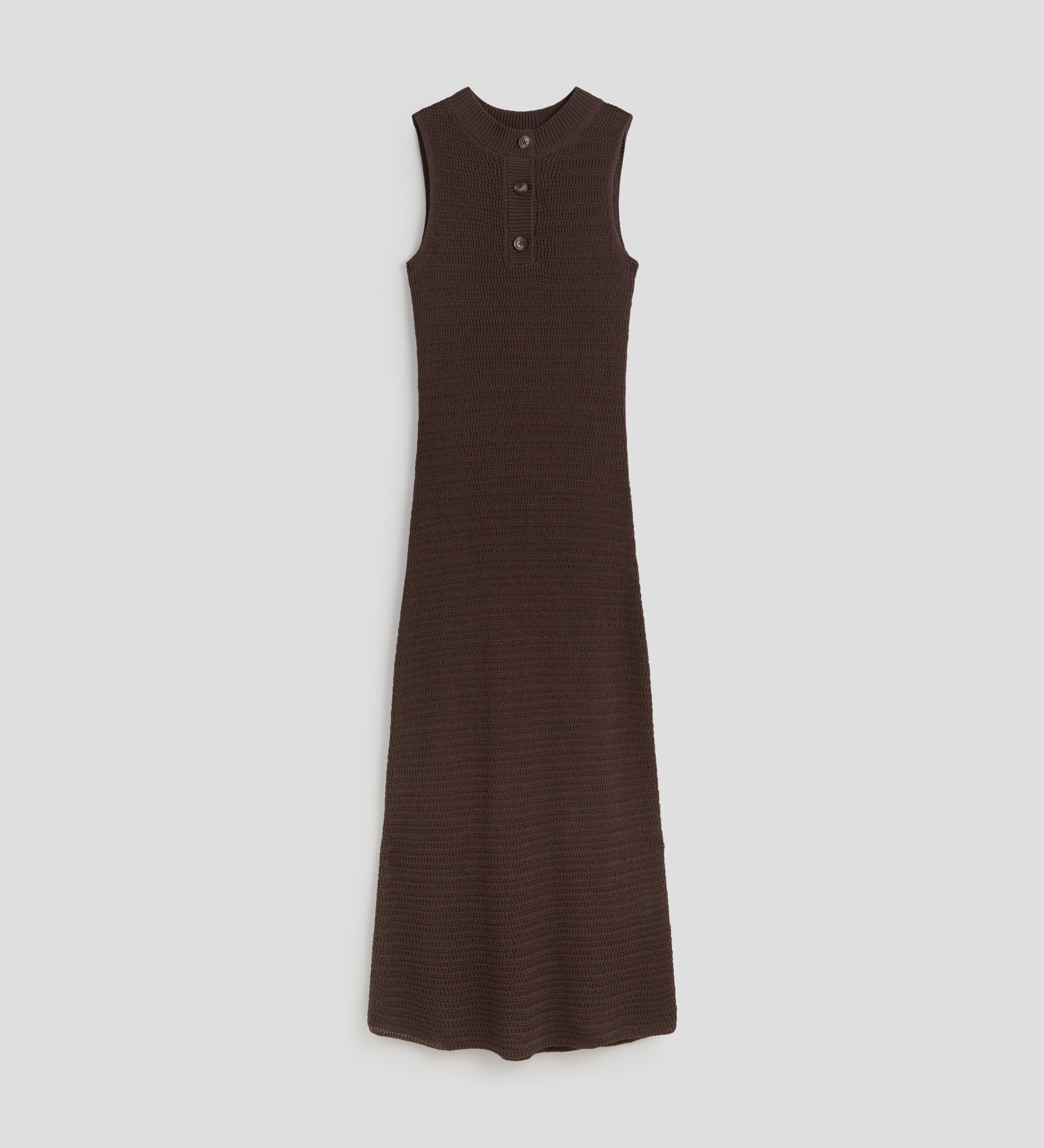 Vestido midi punto