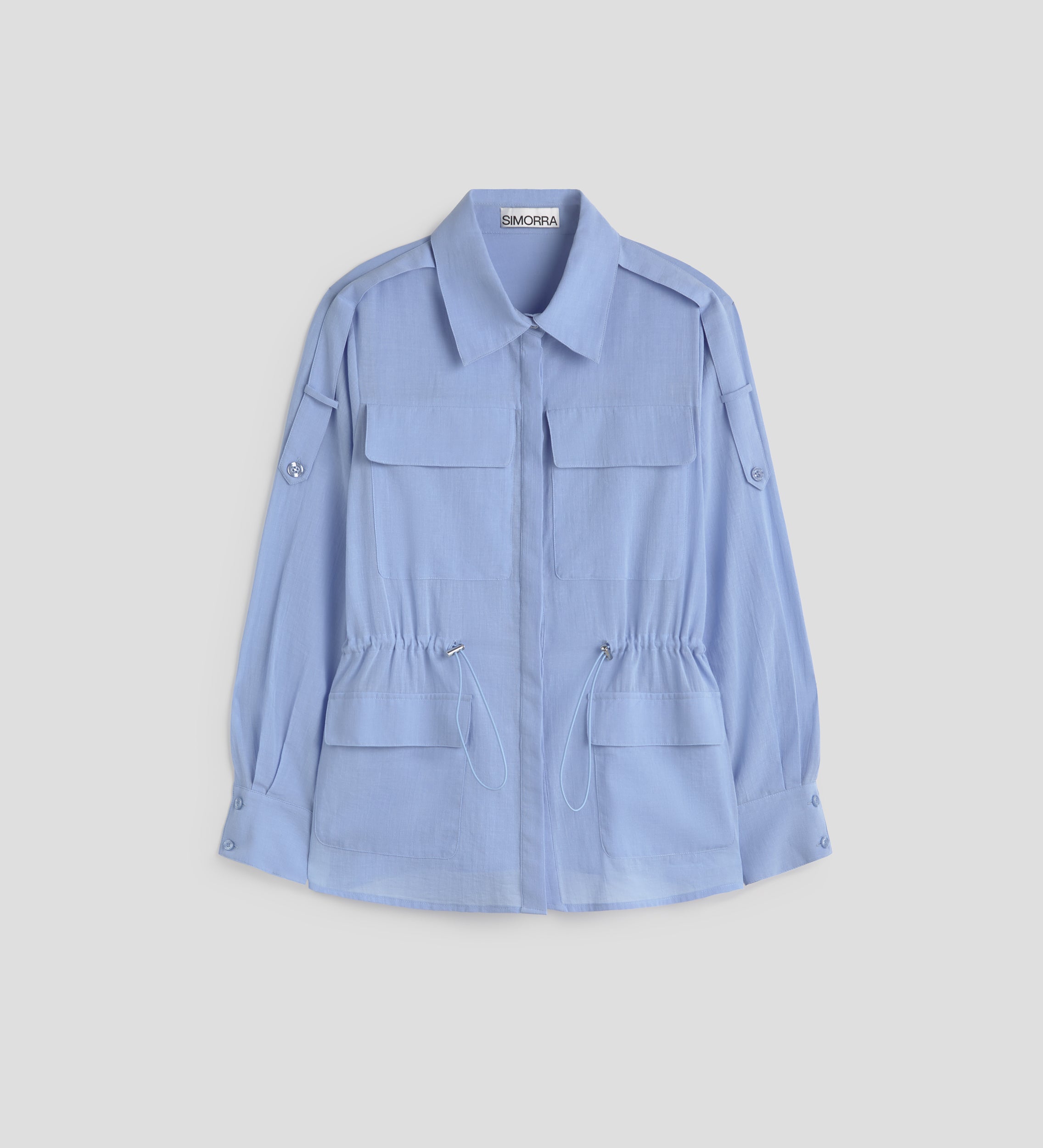 Camisa sahariana entallada