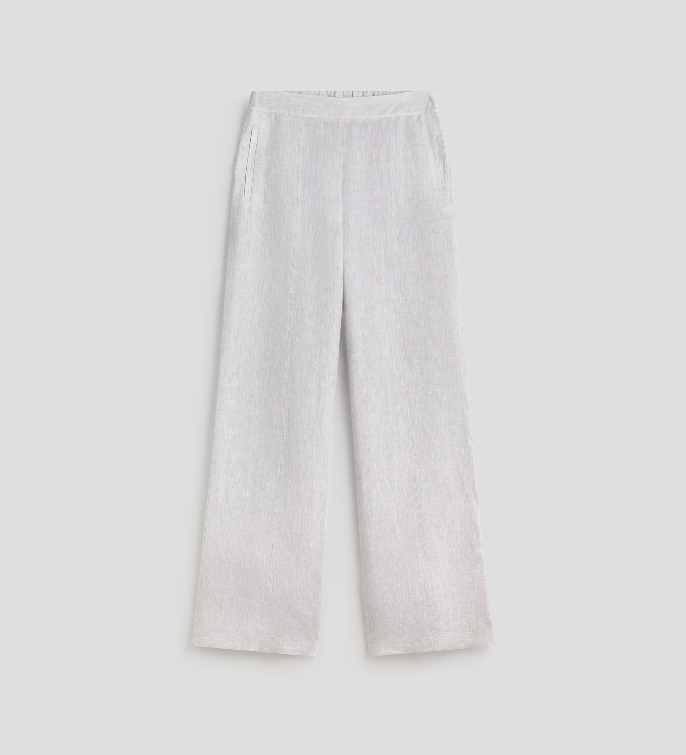 Pantalón ancho lino