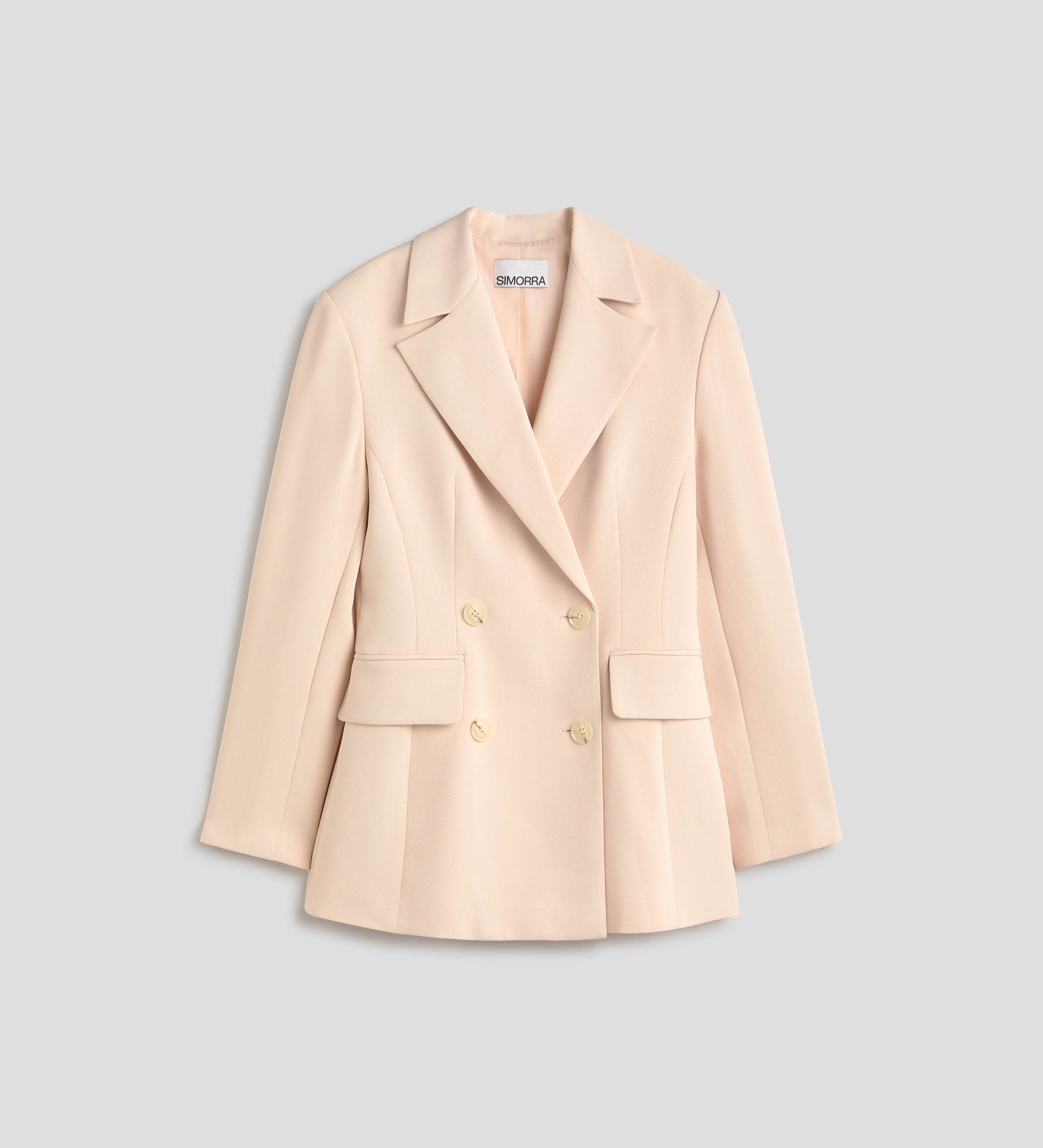 Double-breasted tailored blazer