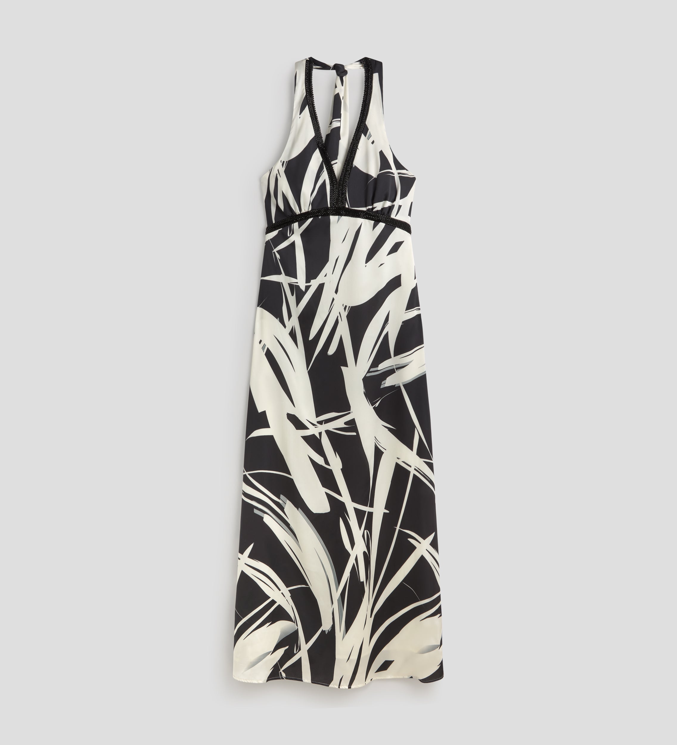 Vestido largo satén