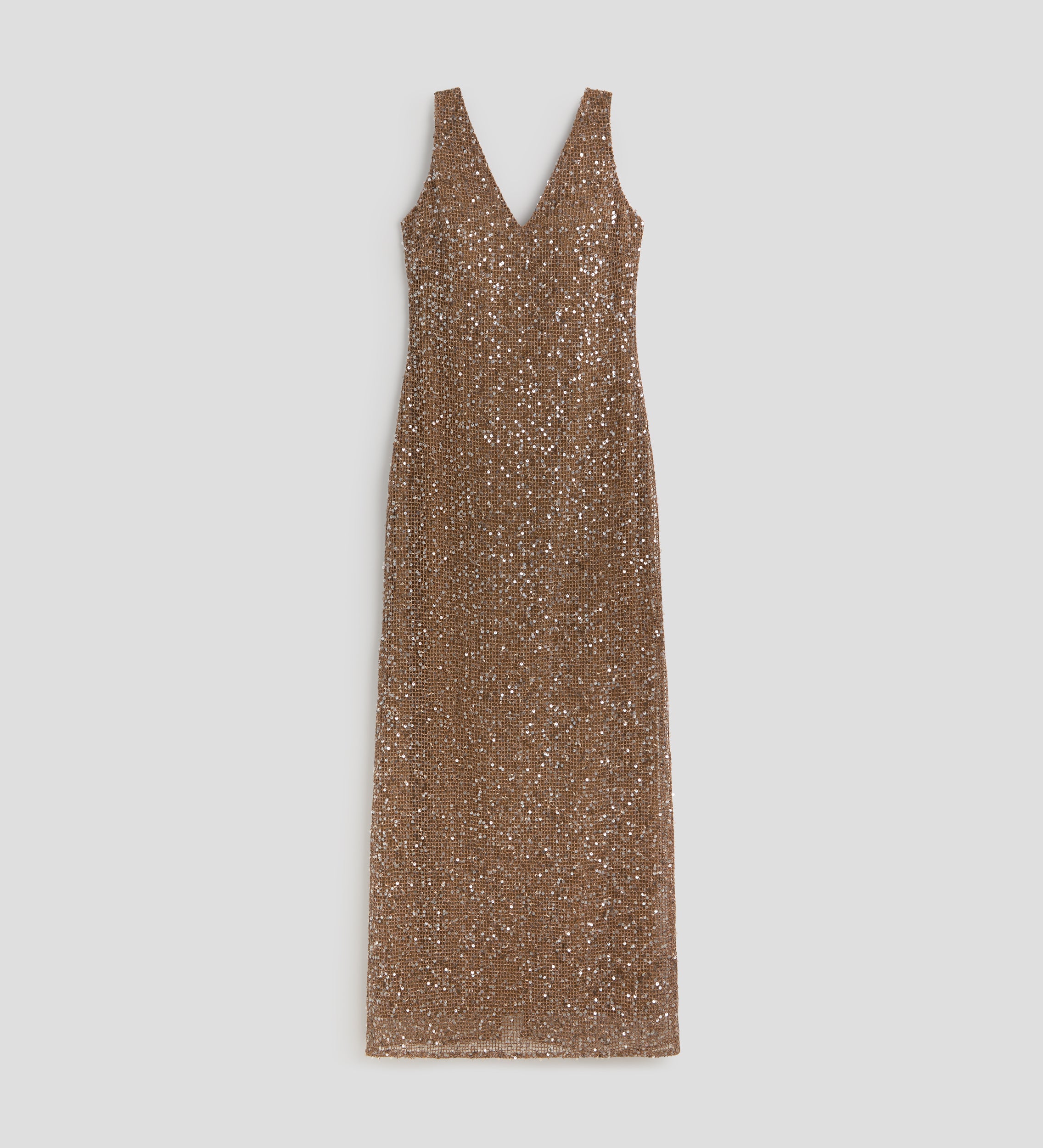 Robe longue à sequins