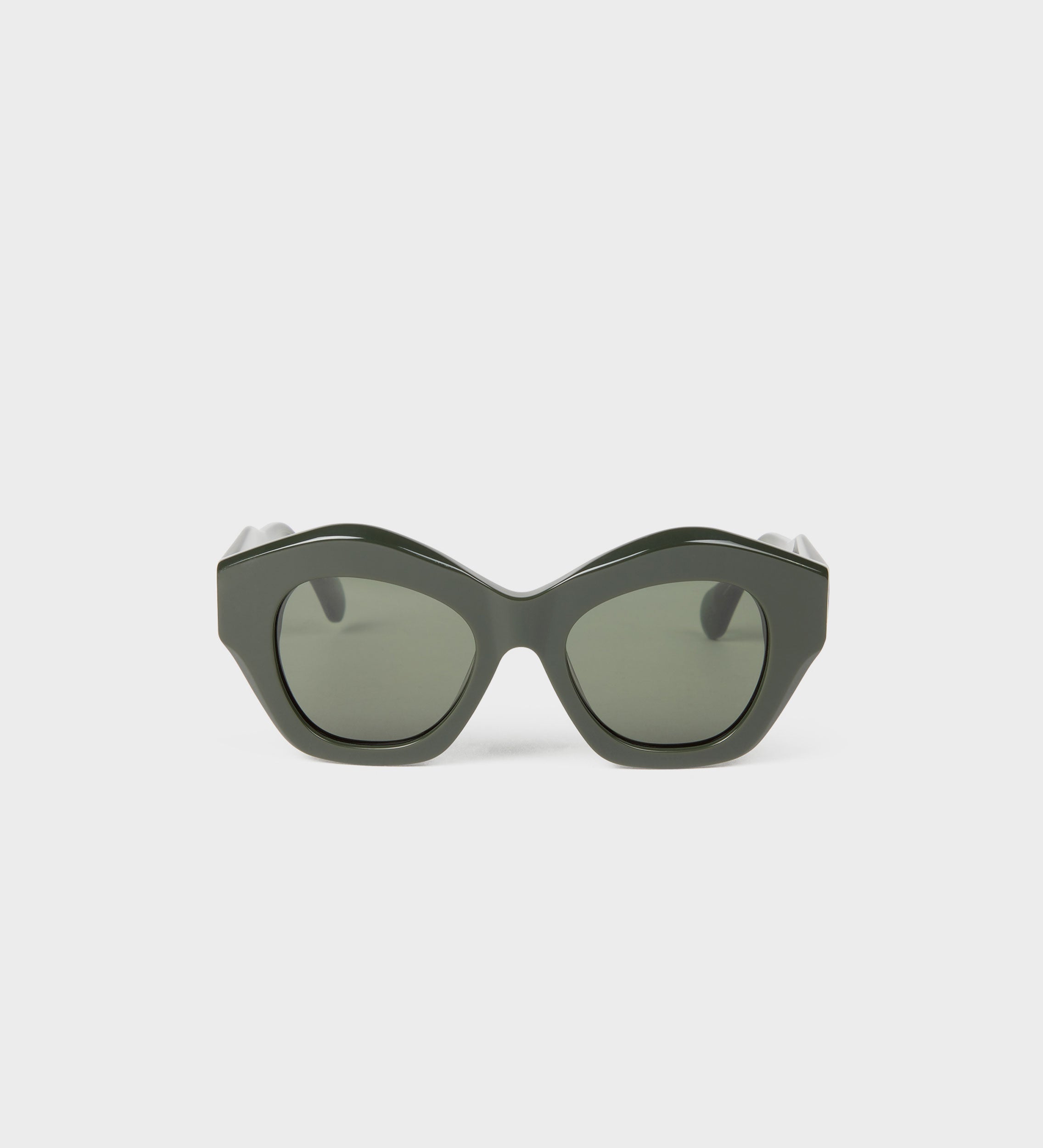Lunettes de soleil ovales oversize